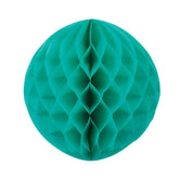 Turquoise Honeycomb Balls 25cm - The Party Room